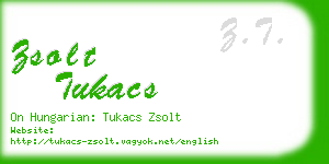 zsolt tukacs business card
